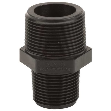 Reducing Nipple, Polypropylene, 1-1/4