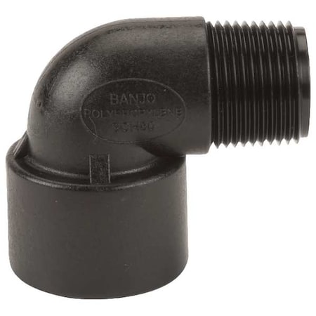 90 Degree Street Elbow, Polypropylene, 3/4