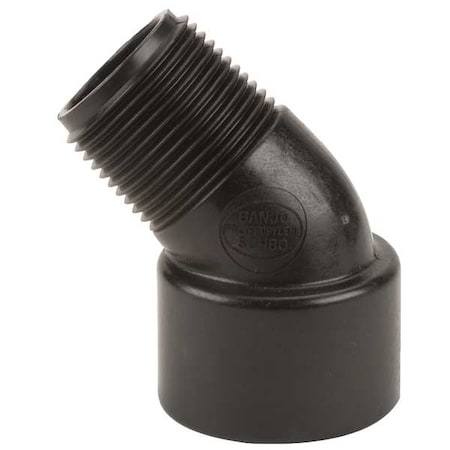 45 Degree Street Elbow, Polypropylene, 1