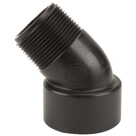 45 Degree Street Elbow, Polypropylene, 1-1/4