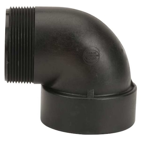 90 Degree Street Elbow, Polypropylene, 3