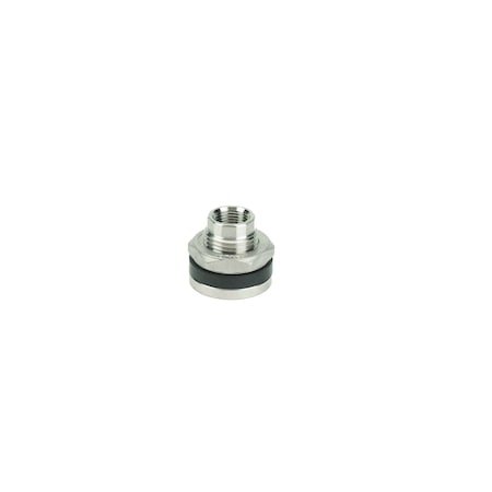 BulkheadTankFitting, SS, 3/8in, 3/8in MPN:TF038SS
