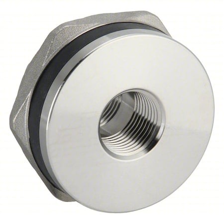 BulkheadTankFitting, SS, 1/2in, 1/2in MPN:TF050SS