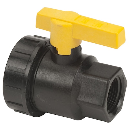 Manual 2-Way Ball Valve, NPT, Polypro MPN:UV075FP