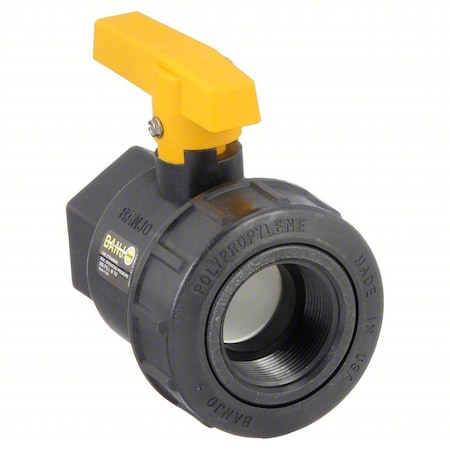 Manual 2-Way Ball Valve, NPT, Polypro MPN:UV150FPV