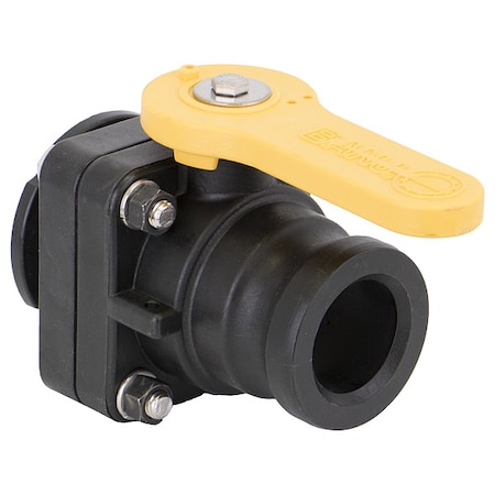 Manual 2-Way Ball Valve, Flange, Polypro MPN:VSF200CF
