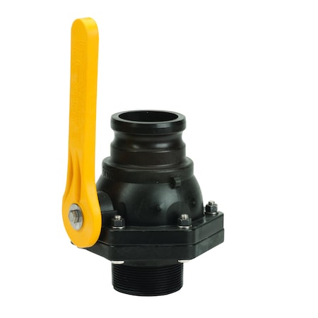 Manual 2-Way Ball Valve, NPT, Polypro MPN:VSFMT300FP