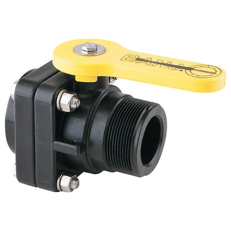 Manual 2-Way Ball Valve, NPT, Polypro MPN:VSMT200