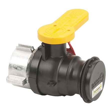 Manual 2-Way Ball Valve, Buttress, Polypro MPN:W230238