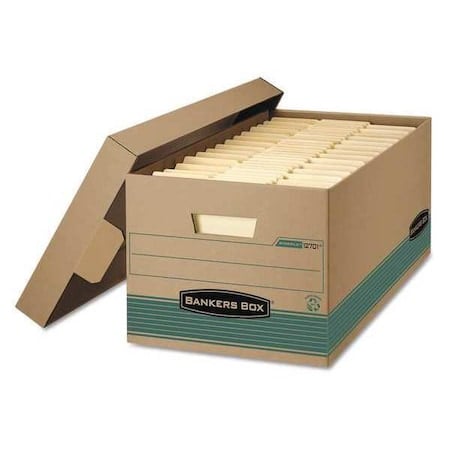 File Box, 2-Ply Cardboard End; 1.5-Ply Cardboard Side; 2-Ply Cardboard Bottom, 12.88