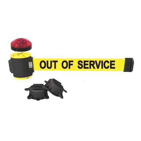 Belt Barrier, Yellow Out of Service Belt MPN:MH5005L