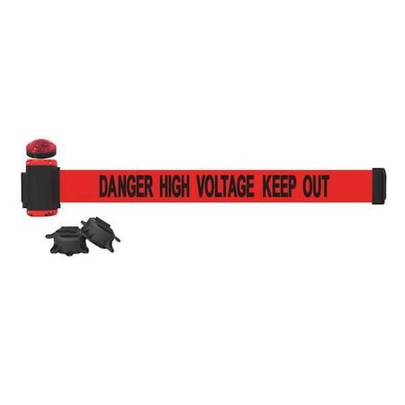 Belt Barrier, Yellow/Black Stripe Belt MPN:MH7009L