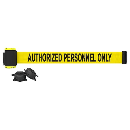 Magnetic Retrctble Belt Barrier, 7ft, Yllw MPN:MH7013