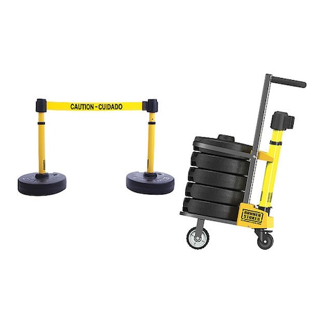 PLUS Barricade, Yellow, Caution - Cuidado MPN:PL4002