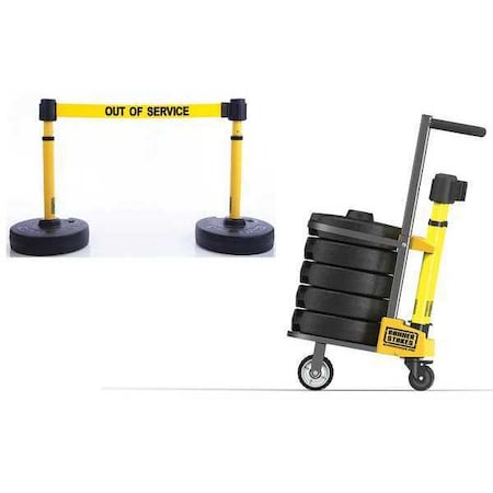 PLUS Barricade, Yellow, Out of Service MPN:PL4006