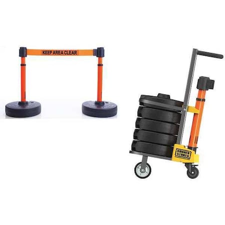 PLUS Barricade, Orange, Keep Area Clear MPN:PL4015