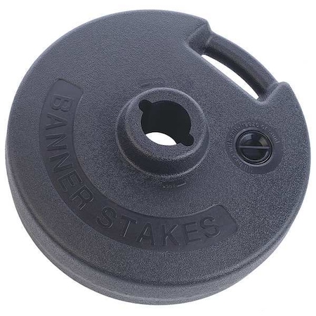 PLUS Barrier System Base, Plastic, Blk MPN:PL4024