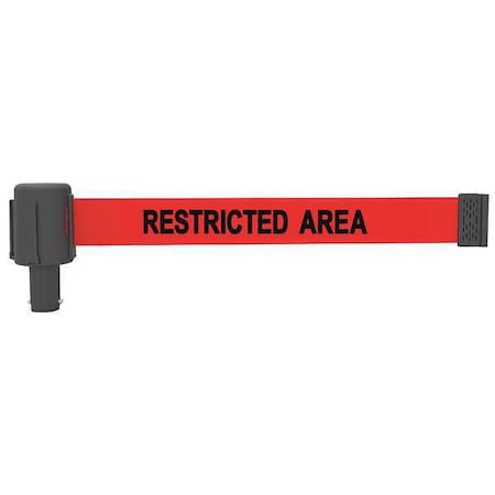 Retractable Belt Head, Red, 15 ft Length, Restricted Area, Matte MPN:PL4047