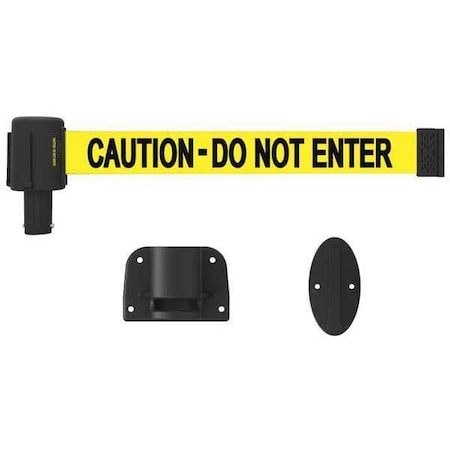 Retractable Belt Barrier, Yellow, 15 ft Length, Caution Do Not Enter MPN:PL4108
