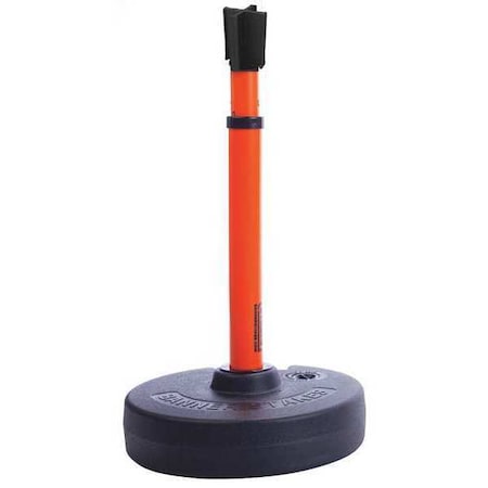 Receiver Post, Orange, 15 ft. Length, 22 in to 42 in Adjustable Post Height MPN:PL4119