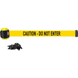 Banner Stakes Magnetic Wall Mount Barrier 15' Yellow 