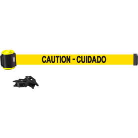 Banner Stakes Magnetic Wall Mount Barrier 15' Yellow 