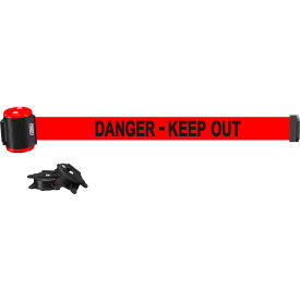Banner Stakes Magnetic Wall Mount Barrier 15' Red 