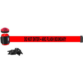 Banner Stakes Magnetic Wall Mount Barrier W/Light Kit15'Red