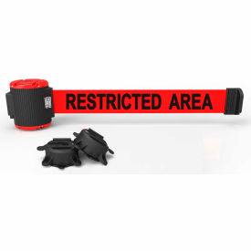 Banner Stakes Magnetic Wall Mount Barrier 30' Red 