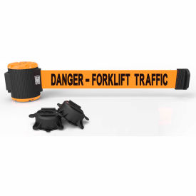 Banner Stakes Magnetic Wall Mount Barrier W/Light Kit 30' Orange 