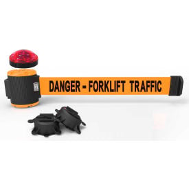 Banner Stakes Magnetic Wall Mount Barrier 30' Orange 