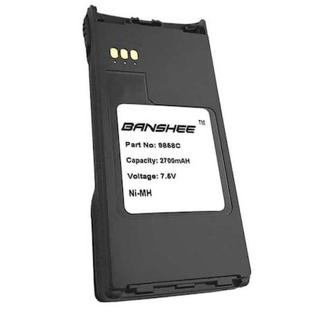 Battery Pack, Fits Motorola, 7.5V MPN:9858C