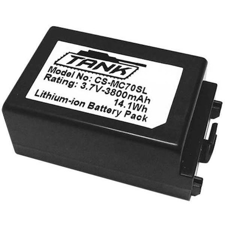 Battery Pack, Fits Symbol, Battery 3800mAh MPN:CS-MC70SL