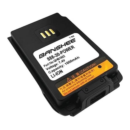 Battery, Lithium-Ion, Fits Hytera MPN:QHB1502