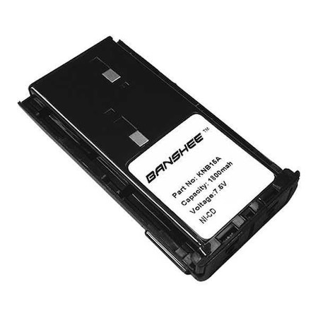 Battery Pack, Fits Brand Kenwood, 7.4V MPN:QKB-15-1800