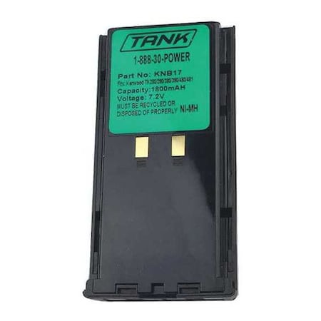 Battery Pack, Nickel-Metal Hydride, 7.2V MPN:QKB-17A-18