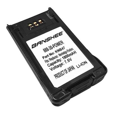 Battery Pack, Fits Model KNB47, Kenwood MPN:QKB-47
