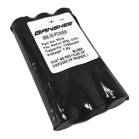 Battery Pack, Nickel-Metal Hydride, 7.4V MPN:QMB9008-1300