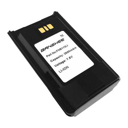 Battery Pack, Fits Model FNB113, Vertex MPN:QVB-113