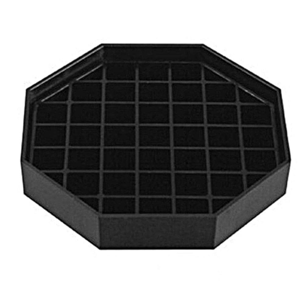 Bar Maid Trivet-Style Octagon Drip Tray, 6in, Black MPN:CR-1440