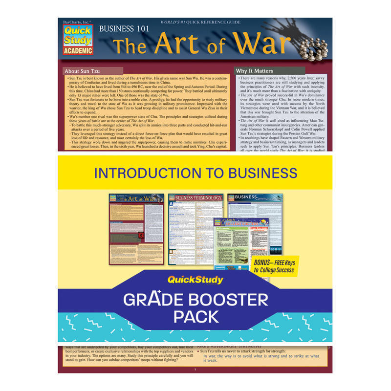 QuickStudy Grade Booster Pack, Introduction To Business MPN:236160