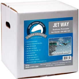 Bare Ground Jet Way Sodium Formate Granular Deicer 50 lbs. Box SoFo-50BX