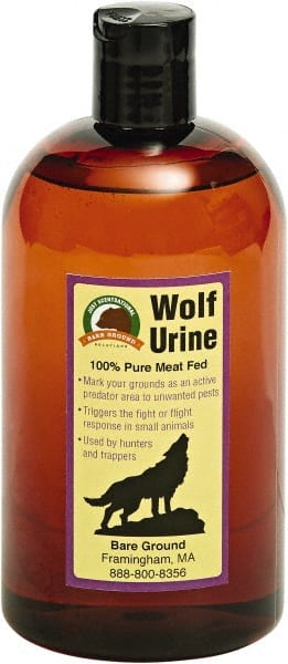 16oz Bottle of Wolf Urine Predator Scent to repel unwanted animals MPN:WU-16
