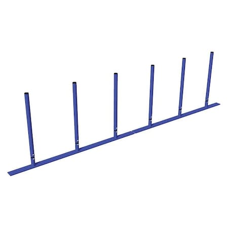 Dog Park Weave Post, Red/Blue MPN:PBARK-460-P