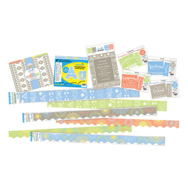 Barker Creek Thoughtfulness Classroom And Bulletin Board Set, Multicolor MPN:3998