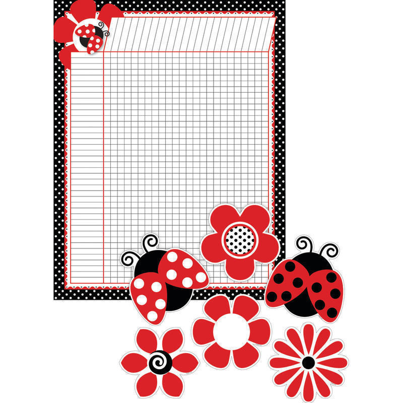 Barker Creek Chart And Accent Set, 5 1/2in x 22in, Just Dotty MPN:BC3736
