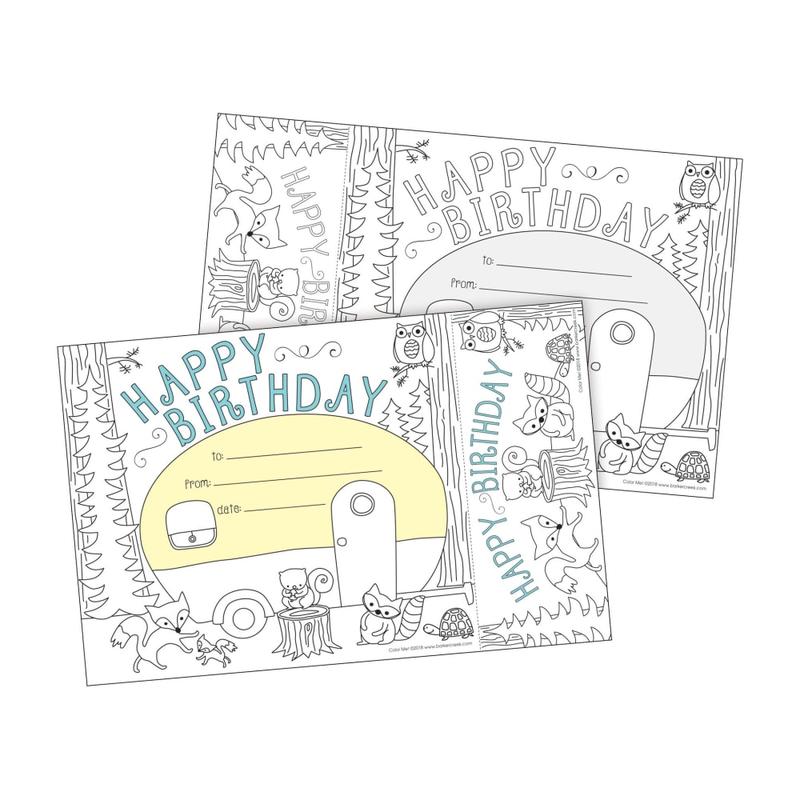 Barker Creek Color Me! Awards And Bookmarks Set, Happy Birthday MPN:BC427