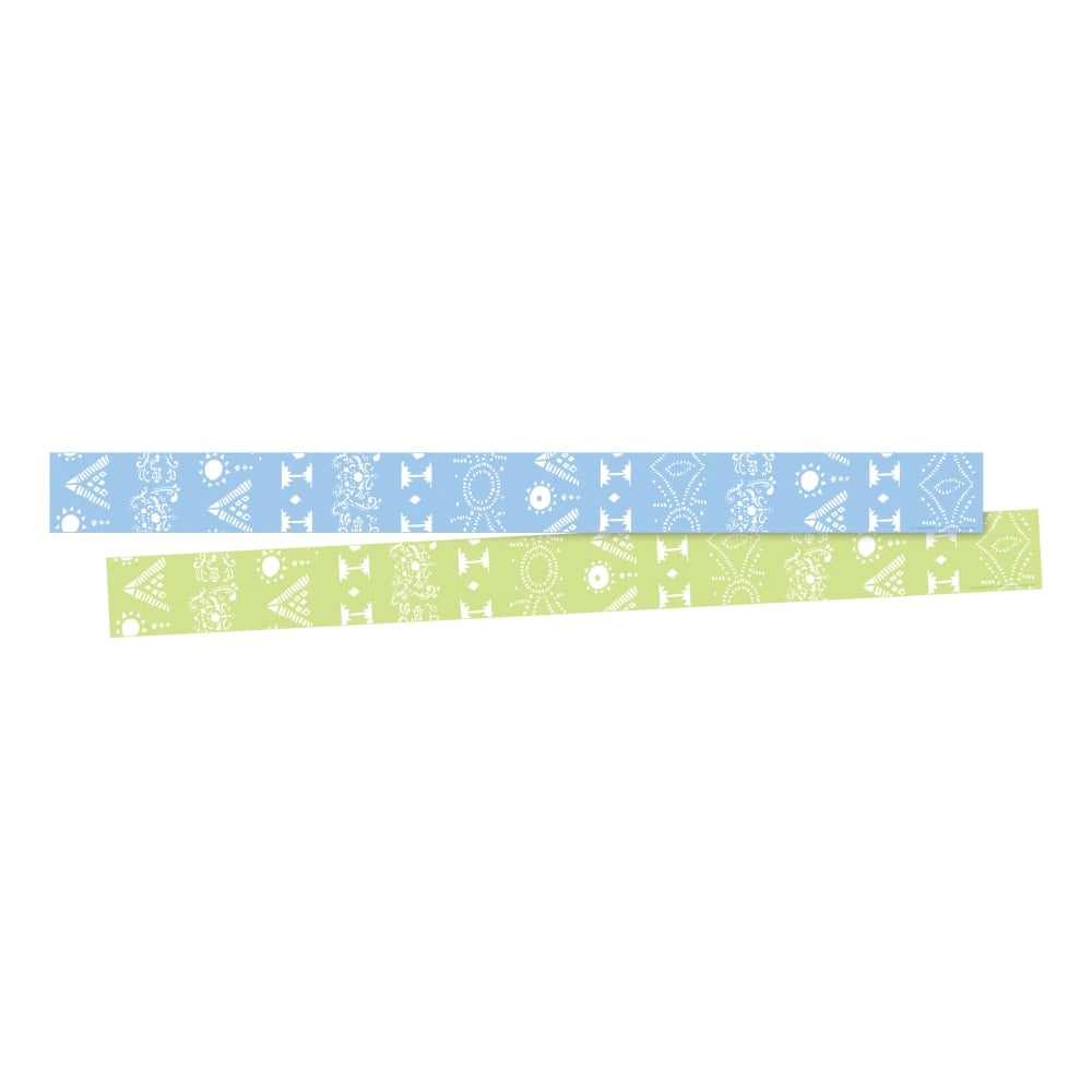 Barker Creek Double-Sided Borders, 3in x 35in, Calm, 12 Strips Per Pack, Set Of 2 Packs MPN:4002