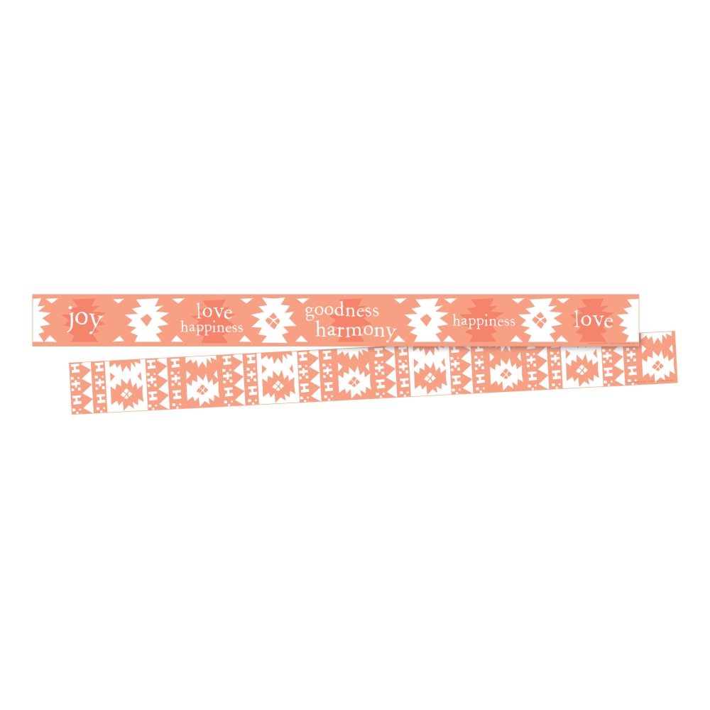 Barker Creek Double-Sided Border, 3in x 35in, Happiness, Pack Of 24 Strips MPN:4004