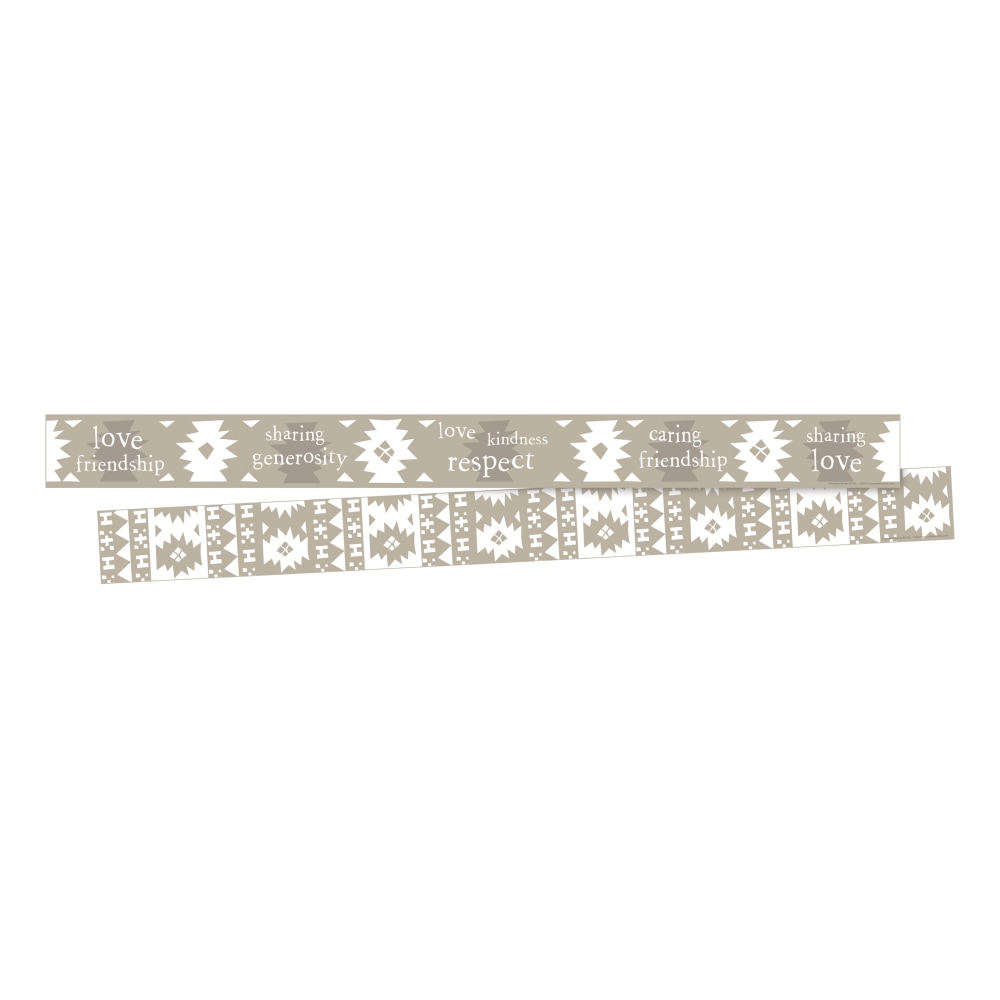 Barker Creek Double-Sided Borders, 3in x 35in, Friendship, 12 Strips Per Pack, Set Of 2 Packs MPN:4005